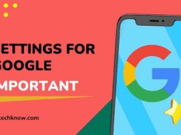 Best Settings For Google Users