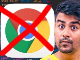 Youtuber's advice not to use Google Chrome